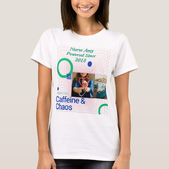 Nurse Fuel T - Shirt - Funny Nurse Life Shirt (Vorderseite)