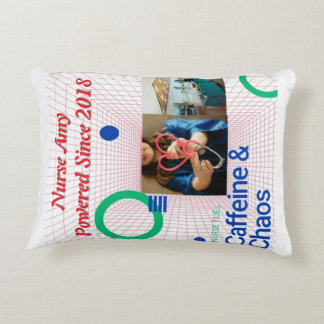 Nurse Fuel Throw Kissen - Koffein & Chaos Funny