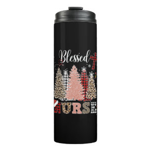 Nurse Geschenk gesegnete Krankenschwester Thermosbecher