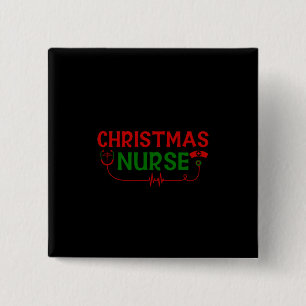 Nurse Geschenk Weihnachtskrankheit Button