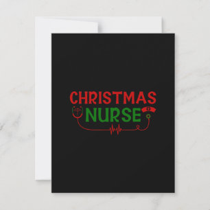 Nurse Geschenk Weihnachtskrankheit Mitteilungskarte