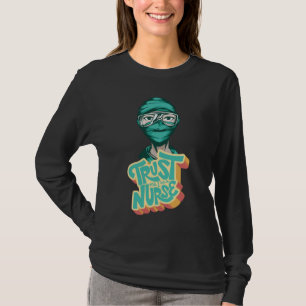 Nurse Gesichtsmaske Zitat T-Shirt