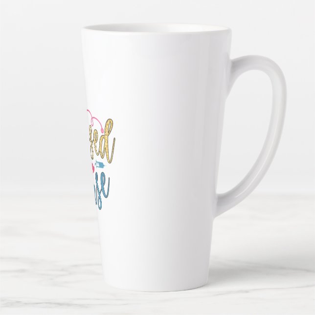 Nurse Gift | Blessed Nurse Milchtasse (Rechts)