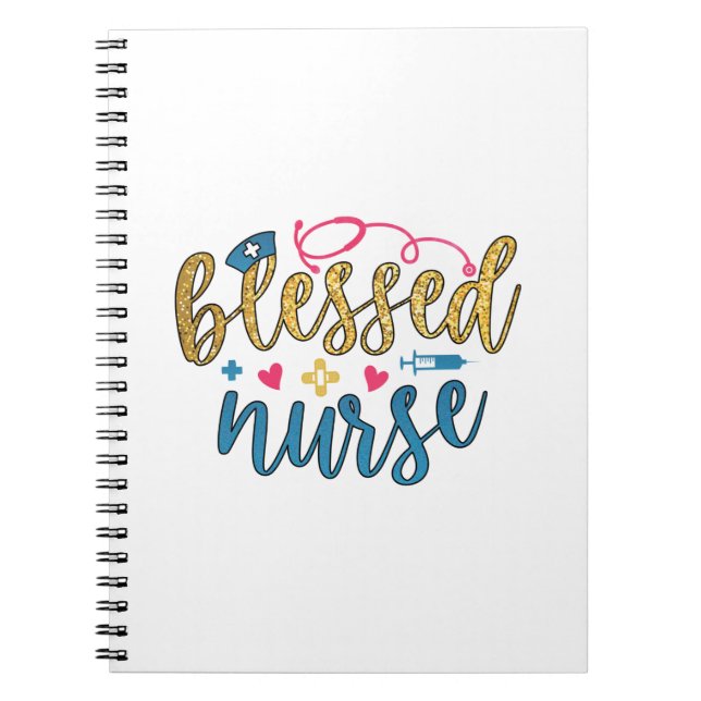 Nurse Gift | Blessed Nurse Notizblock (Vorderseite)