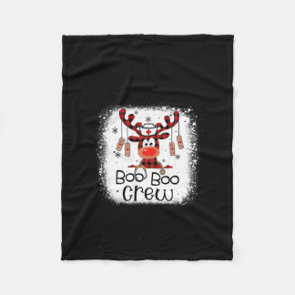Nurse Gift Boo Boo Crew Fleecedecke