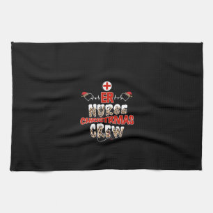 Nurse Gift Er Nurse Weihnachtsfeierliche Crew Geschirrtuch