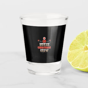 Nurse Gift Er Nurse Weihnachtsfeierliche Crew Schnapsglas