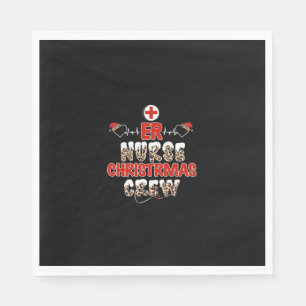 Nurse Gift Er Nurse Weihnachtsfeierliche Crew Serviette