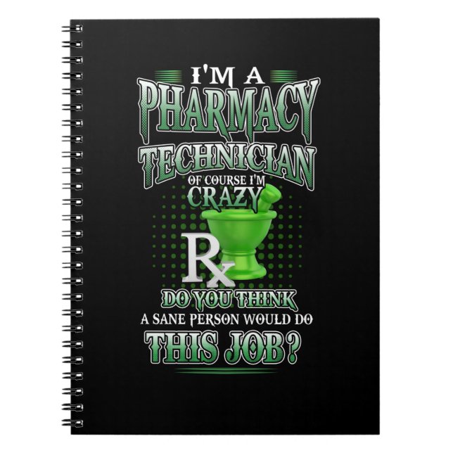 Nurse Gift I’m A Pharmacy Technician Notizblock (Vorderseite)