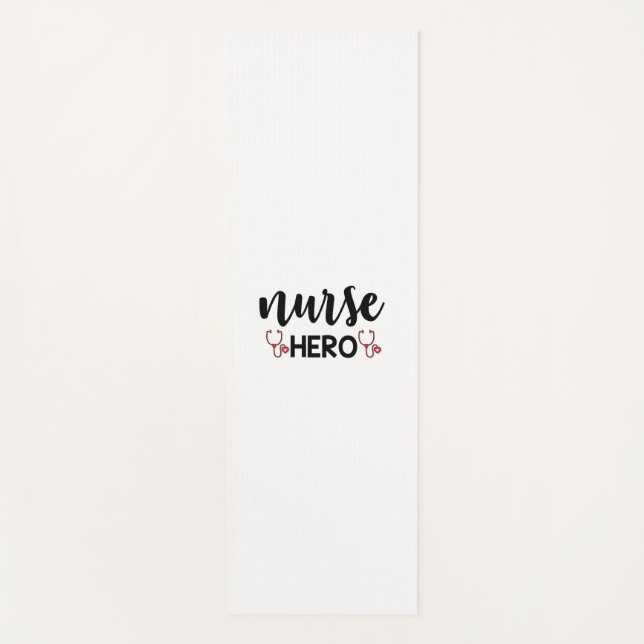 Nurse Gift Nurse Hero Yogamatte (Vorderseite)