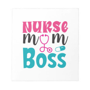 Nurse Gift Nurse Mama Boss Notizblock