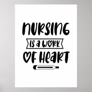 Nurse Gift Nursing ist eine Her Poster