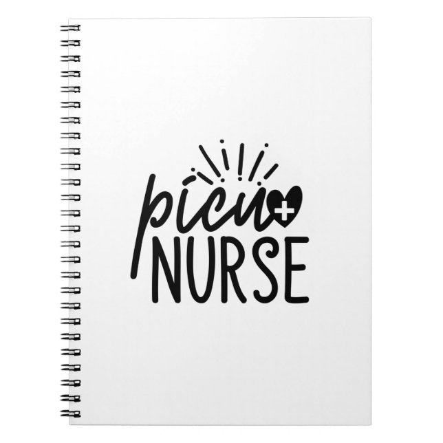 Nurse Gift Picu Nurses Notizblock (Vorderseite)