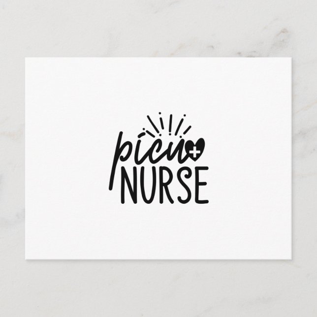 Nurse Gift Picu Nurses Postkarte (Vorderseite)
