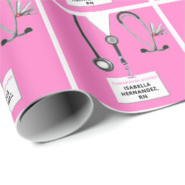 Nurse Gift Pink Geschenkpapier