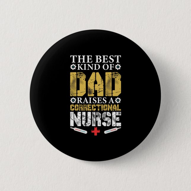 Nurse Gift | The Best Kind Of Dad Button (Vorderseite)