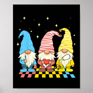 Nurse Gnomes Stethoscope Eggs Funny Oaster Rn Icu Poster