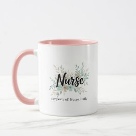 Nurse Grad Nursing School Gift Thank you Two-Tone  Tasse
