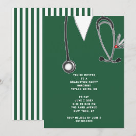 Nurse Grad Party Einladung