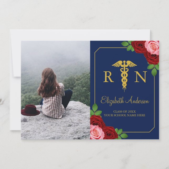 Nurse Graduation Ankündigung (Vorderseite)