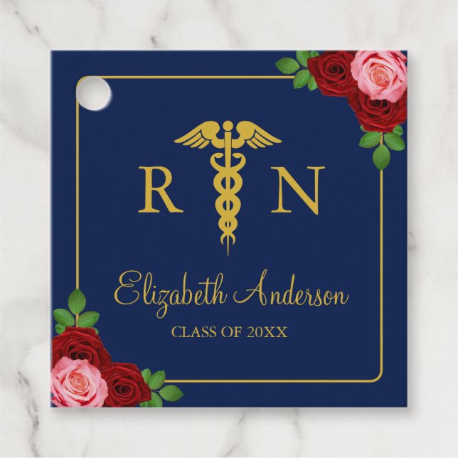 Nurse Graduation Geschenkanhänger (Vorderseite)