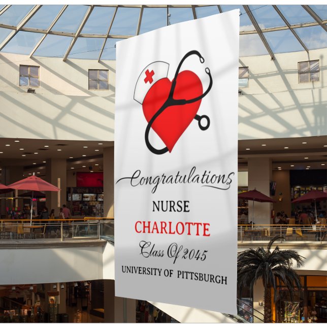 Nurse Graduation Party Banner (Von Creator hochgeladen)