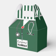 Nurse Graduation Party Favor Box