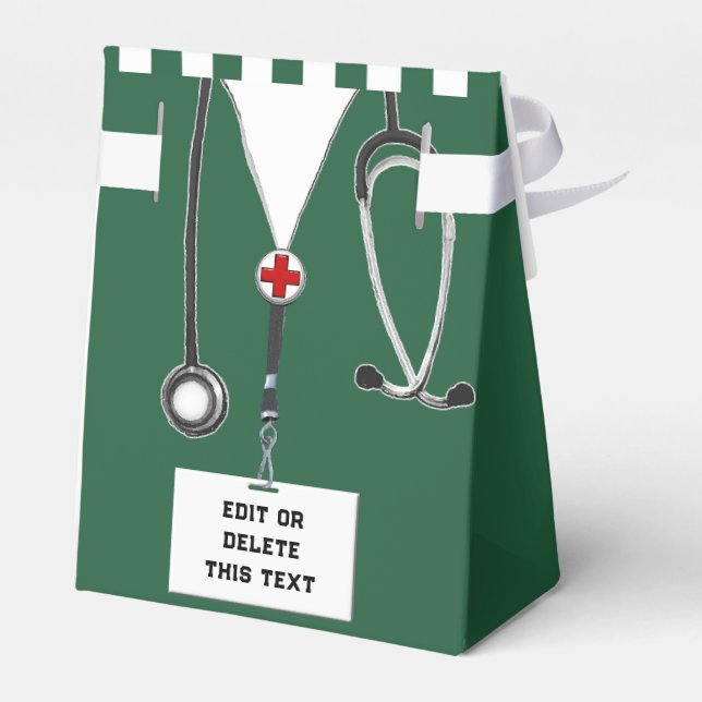 Nurse Graduation Party Geschenkschachtel (Rückseite)