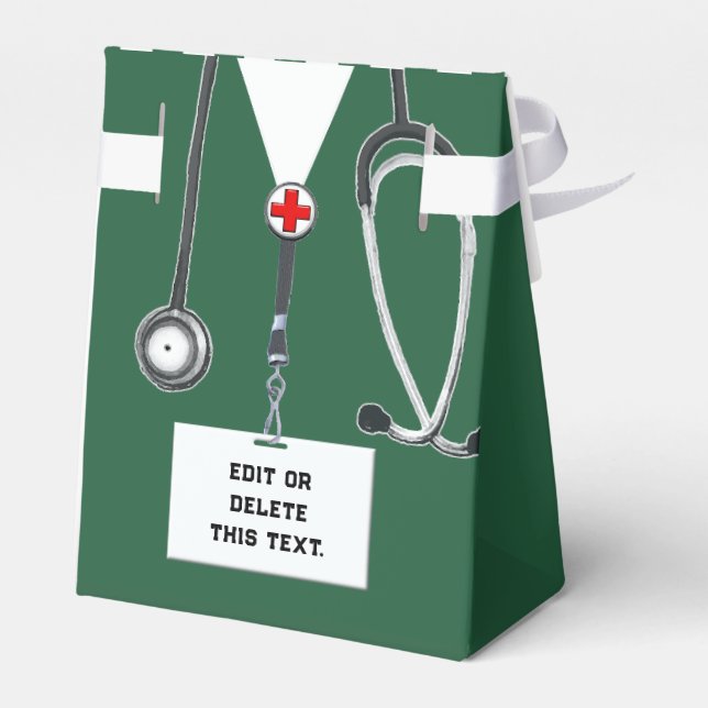 Nurse Graduation Party Geschenkschachtel (Rückseite)