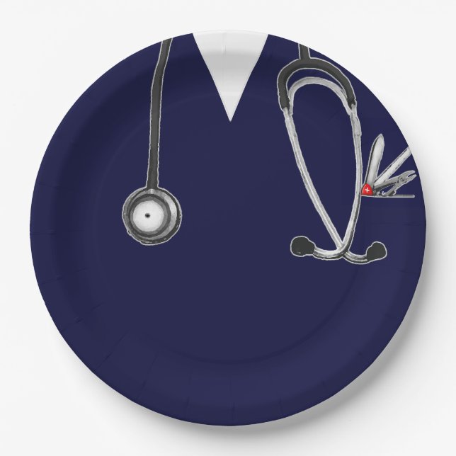 Nurse Graduation Party Pappteller (Vorderseite)