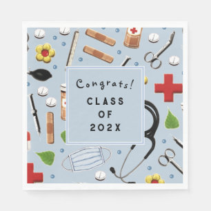 Nurse Graduation Party Serviette