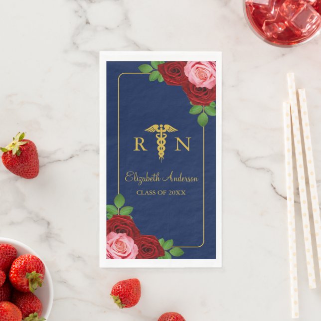 Nurse Graduation Serviette (Beispiel)