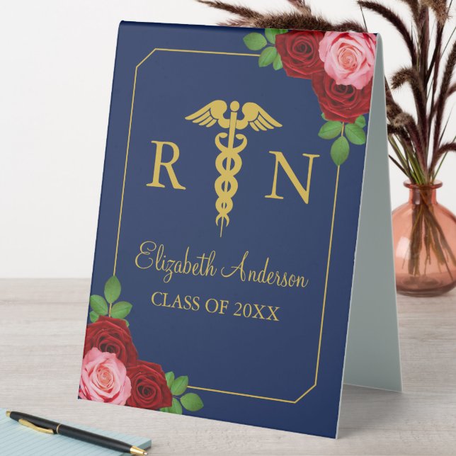 Nurse Graduation Tischaufsteller (In Situ (Tisch))