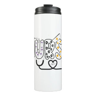 Nurse Halloween Funny Ghost halloween Krankenpfleg Thermosbecher