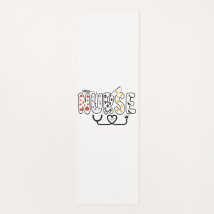 Nurse Halloween Funny Ghost halloween Krankenpfleg Yogamatte