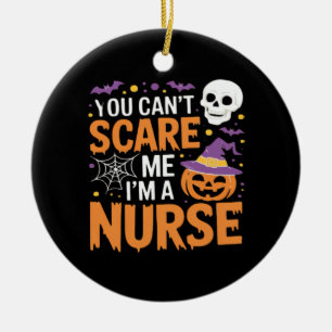 Nurse Halloween Hexe Lustig Nursing Essential T-Sh Keramik Ornament
