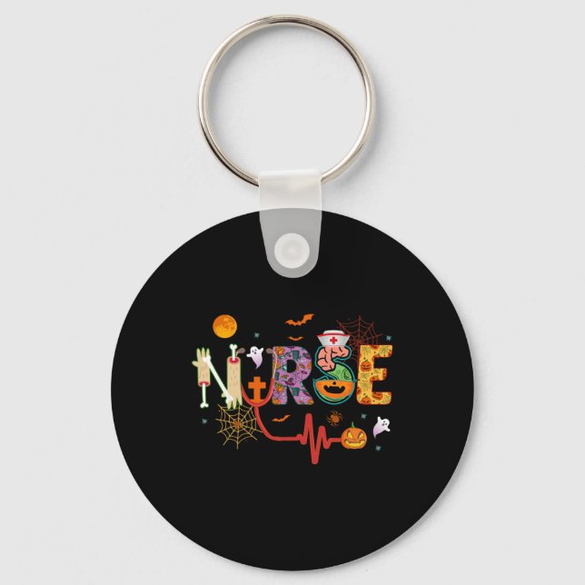 Nurse Halloween Kostüm Stethoscope Heartbeat Pump Schlüsselanhänger (Vorderseite)