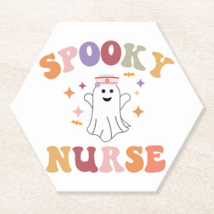 Nurse Halloween Shirt - Spooky Nurse Halloween Untersetzer