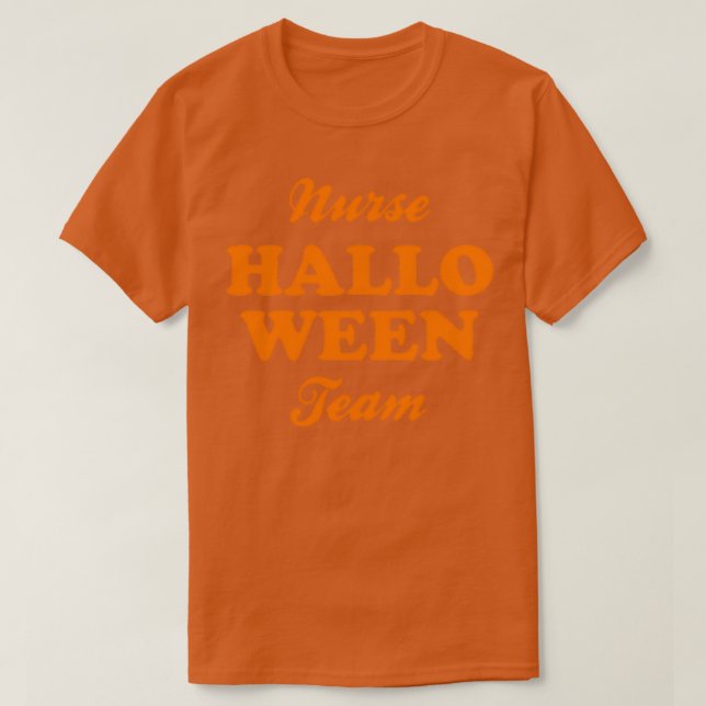 Nurse Halloween Team T-Shirt (Design vorne)