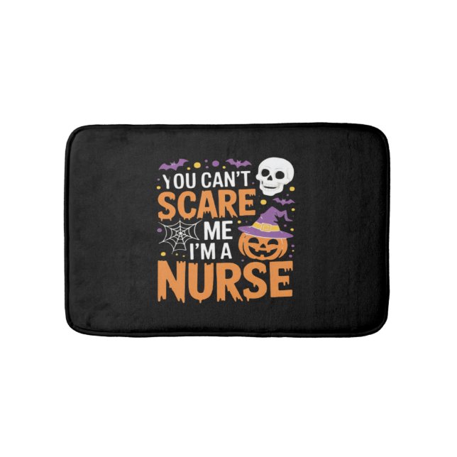 Nurse Halloween Witch Funny Nursing Essential T-Sh Badematte (Vorderseite)
