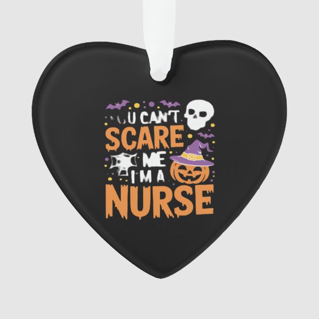 Nurse Halloween Witch Funny Nursing Essential T-Sh Ornament (Vorderseite)