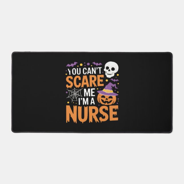 Nurse Halloween Witch Funny Nursing Essential T-Sh Schreibtischunterlage (Vorderseite)