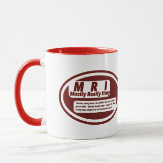 Nurse Humor Print Novelty: M R I , mugs Tasse