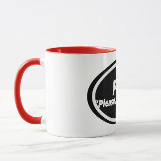 Nurse Humor Print Novelty: P R N Tasse