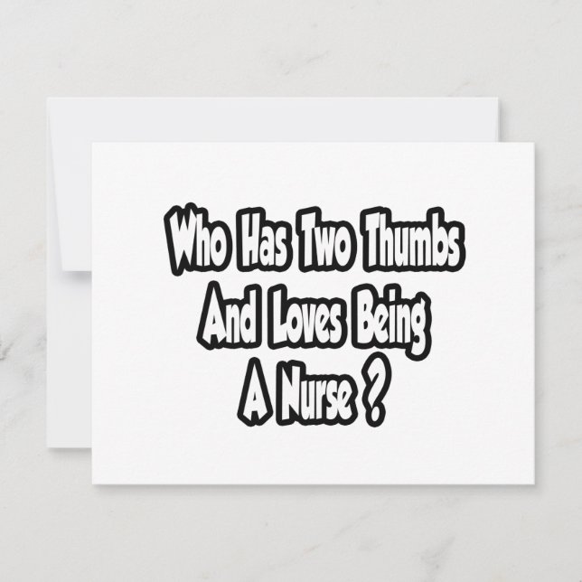 Nurse Joke... Zwei Daumen (Vorderseite)