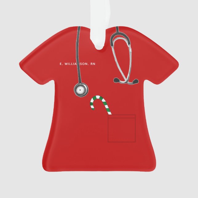 Nurse Keepake Ornament (Vorderseite)