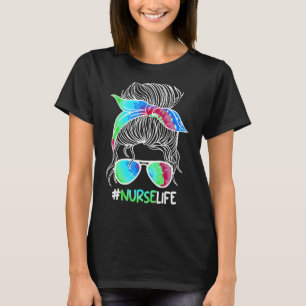 Nurse Leben chaotische Haare Ich bin Krankenschwes T-Shirt