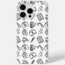 Nurse Life Icon Muster Case-Mate iPhone Hülle