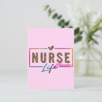 "Nurse Life" in eleganten Regenbogenfarben