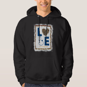 Nurse Life Klinische Rn Lpn CNA Schule gebleicht L Hoodie